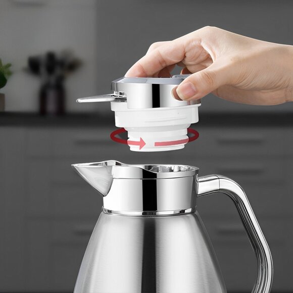 SOGA 2.3L Stainless Steel Insulated Vacuum Flask – Hot & Cold Beverage Thermos - Picture 9 of 12